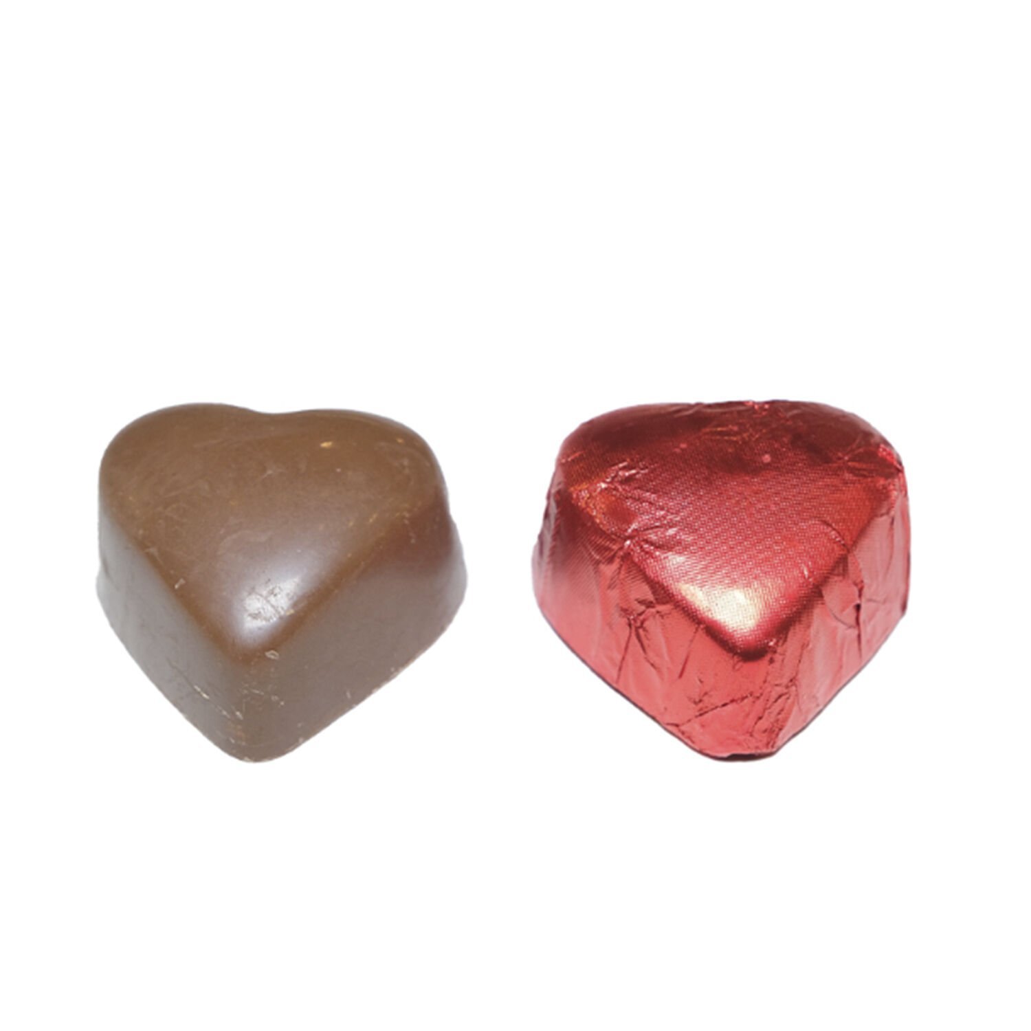 Fındık Pralin Dolgulu Kırmızı Sargılı Kalp Çikolata (Eko) 2kg