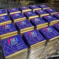 Pare Kahve Çikolata Tatlı Logolu Madlen Çikolata