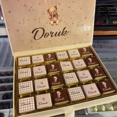 Erkek Bebek Çikolata Kutusu