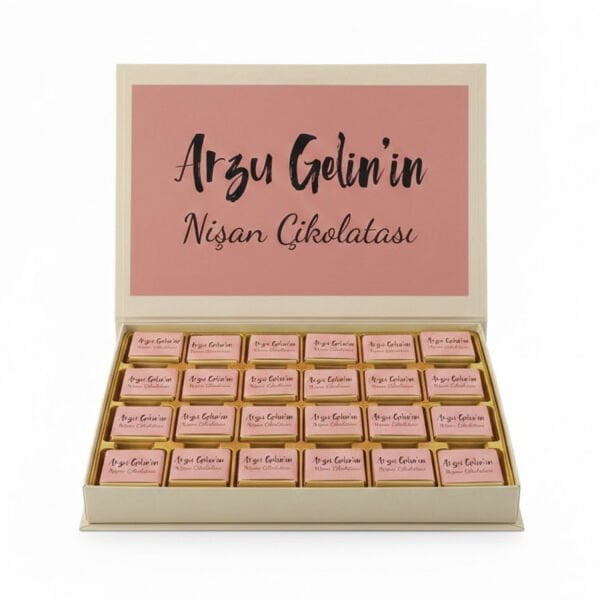 Dikdörtgen Kutu Kız İsteme Çikolatası